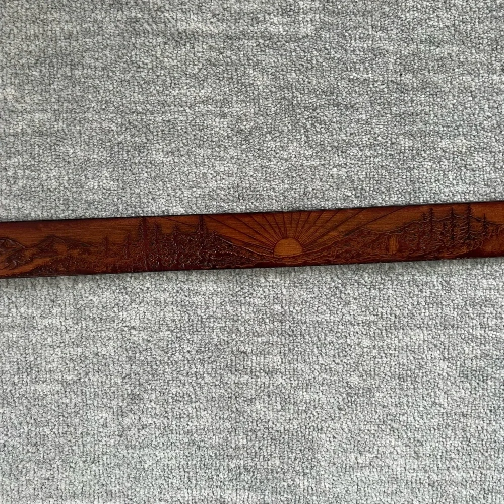 Vintage Leegin Genuine Leather Eagle Leatherworks Belt